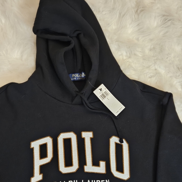 POLO BY RALPH LAUREN GRAPHIC FLEECE HOODIE - Picture 2 of 8